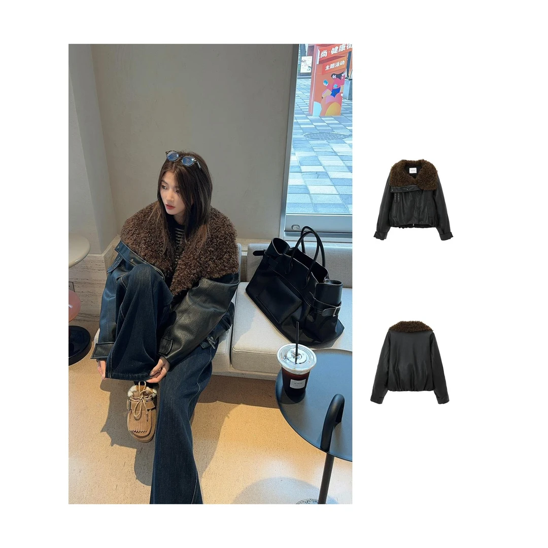 AVVENN2025冬毛领夹克短羽绒服外套2690dopdop买手店