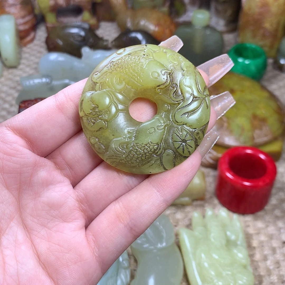 白玉菩提吊坠挂件