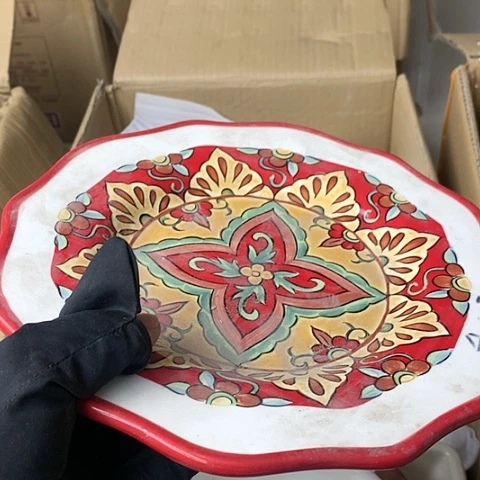 盘陶瓷制品满25拼单发货默认微瑕