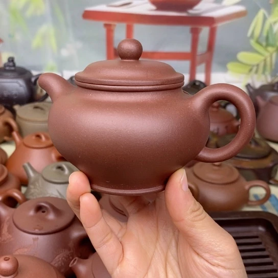 紫砂茶壶风釉200c c c c c c c羊角山紫泥