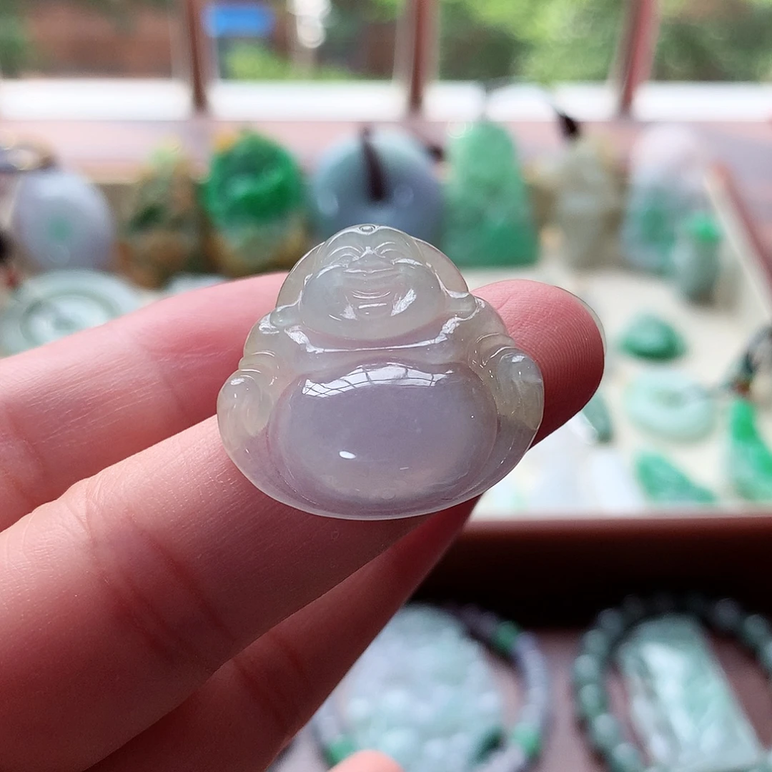 翡翠未镶嵌颈饰吊坠