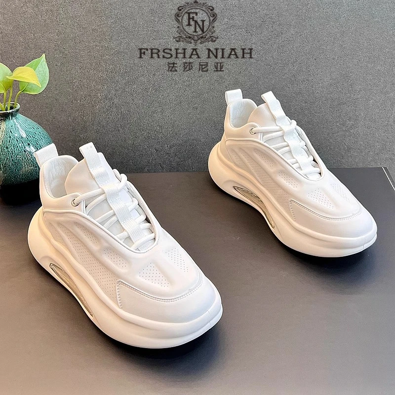 法莎尼亚增高防滑透气老爹鞋夏季轻便时尚潮流百搭男士休闲运动鞋