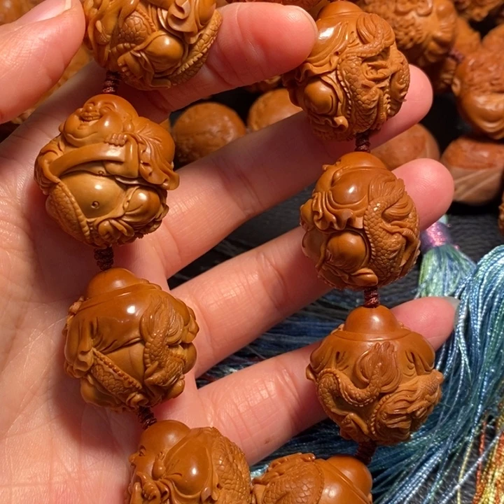 t***i橄榄核手串/手链弥勒手串