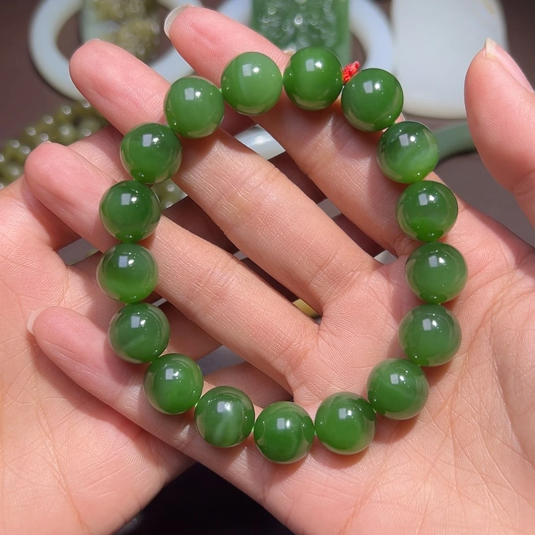 和田玉未镶嵌手链防拍链接