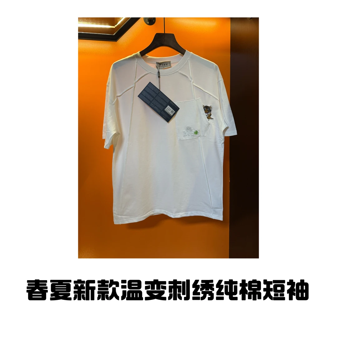 LZ0060 2025春夏短袖ins风男女同款