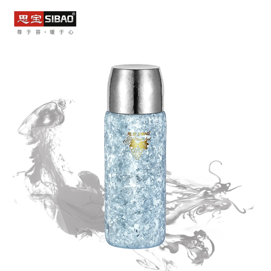 思宝钛甘1/2号双层钛保温杯冰花工艺带茶隔便携车载礼盒包装