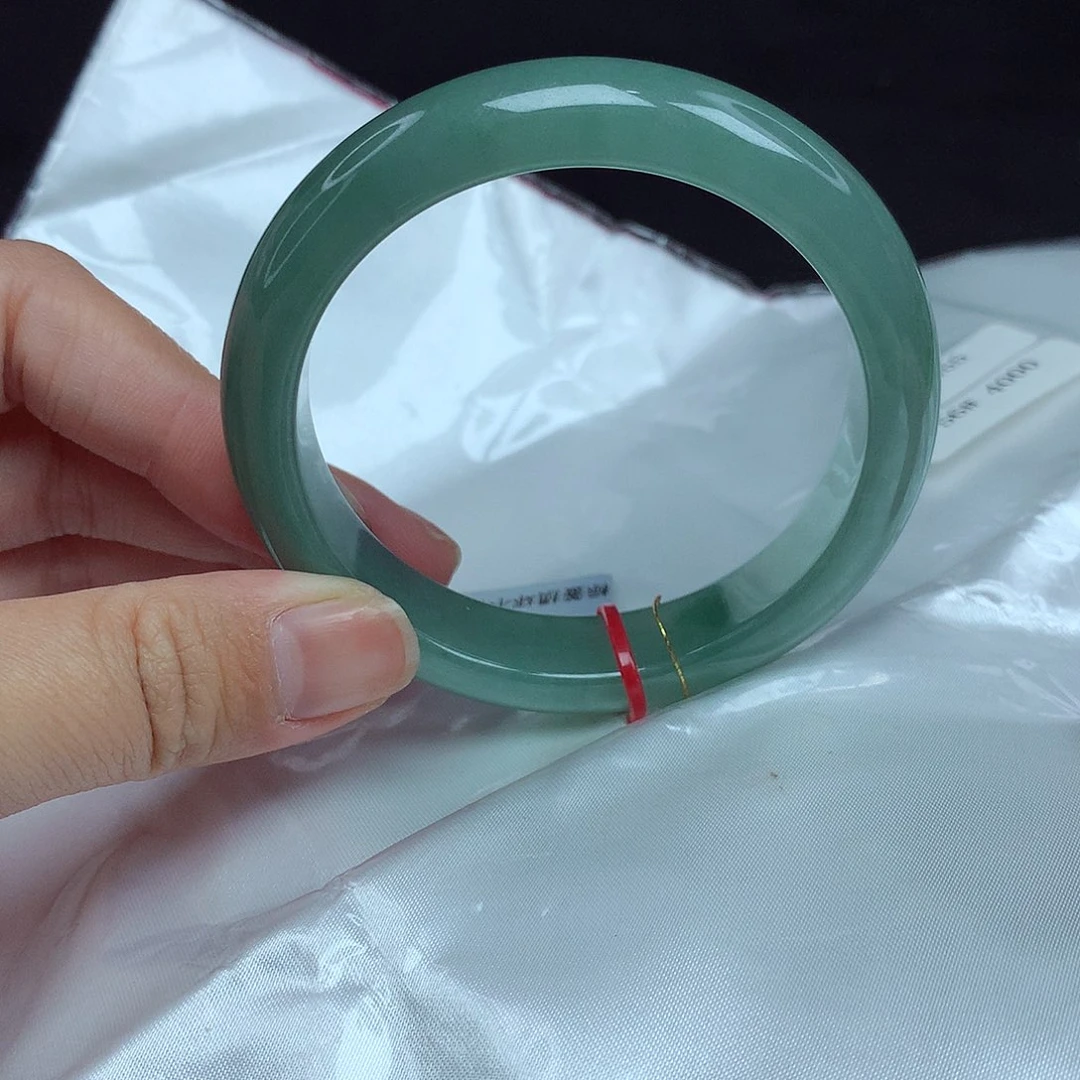 翡翠手镯未镶嵌56圈455