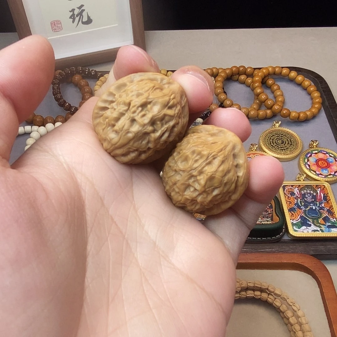 文玩核桃把件什**一海胆核桃