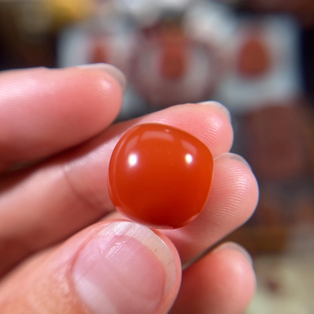 南红玛瑙未镶嵌老型珠14.1