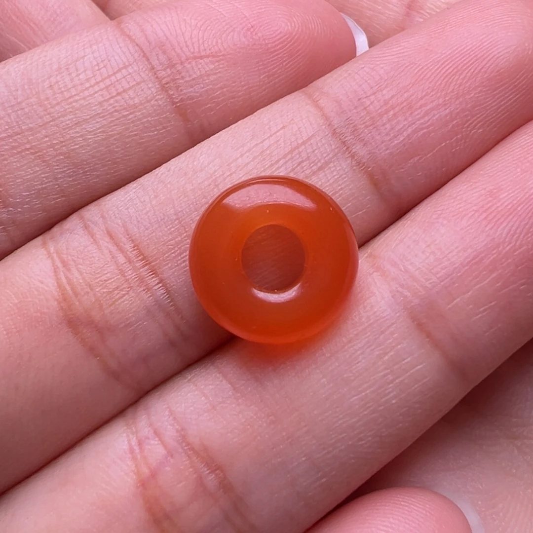 南红玛瑙未镶嵌珠宝奇石面包扣13.3