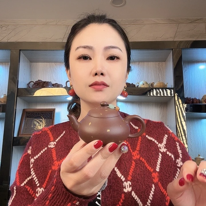 紫砂茶壶失***皮紫泥梨形容量138cc功夫茶必备