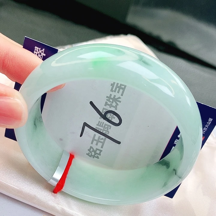 翡翠未镶嵌手镯缅甸天然a货翡翠手镯