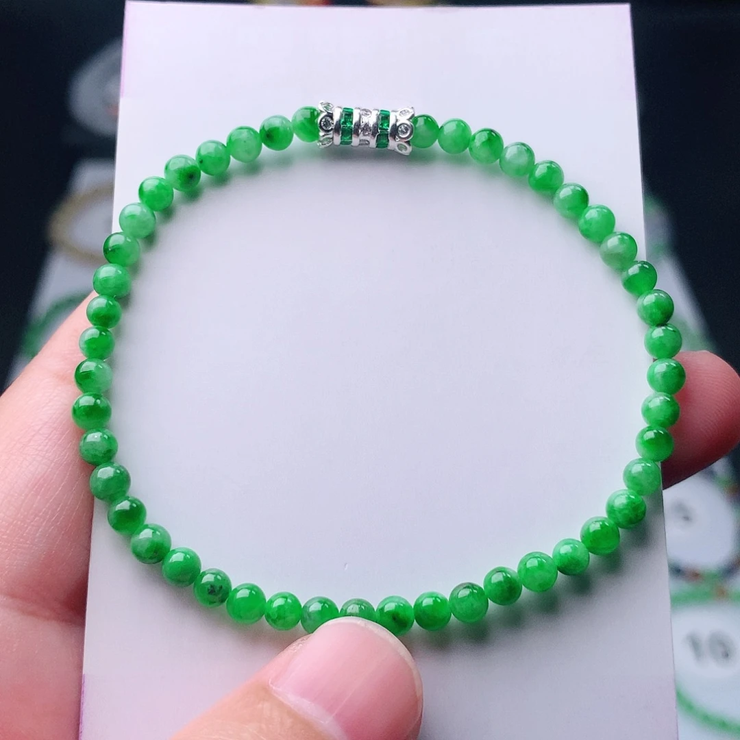 未镶嵌手串翡翠翡翠