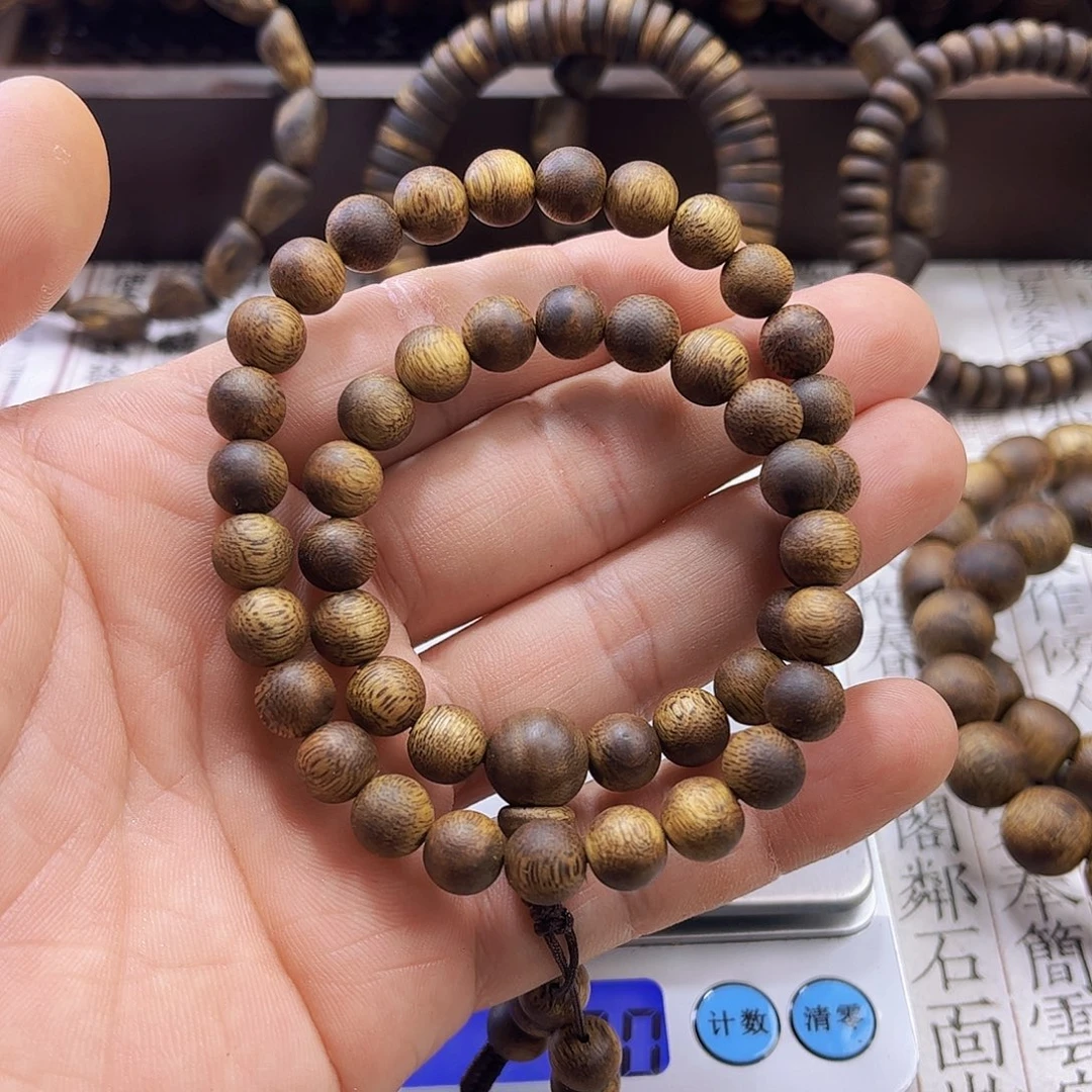 派***星线香圆珠卡8双圈58客珠子