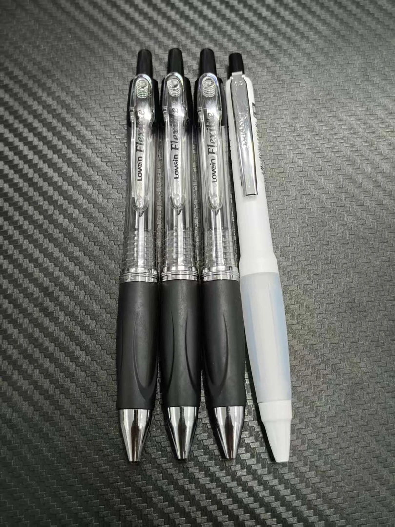 【发4支笔-黑色】【3支知心k18+1支鸭先知耐摔D91】