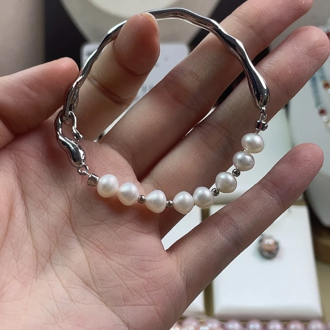 未镶嵌淡水珍珠耳饰