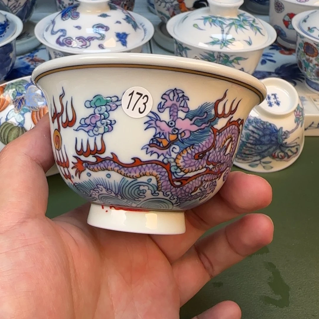 彦祖纯手工手绘茶具173