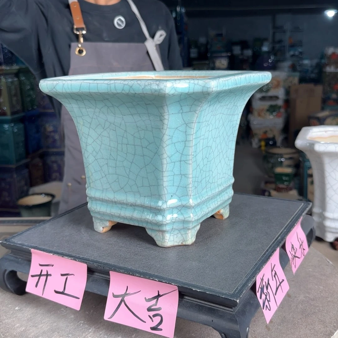 一风堂石湾花盆。微瑕