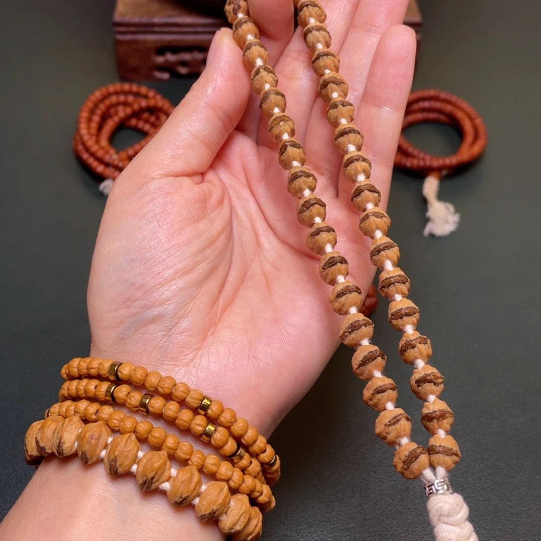 柏香籽/百香籽吊坠红牙双排手持