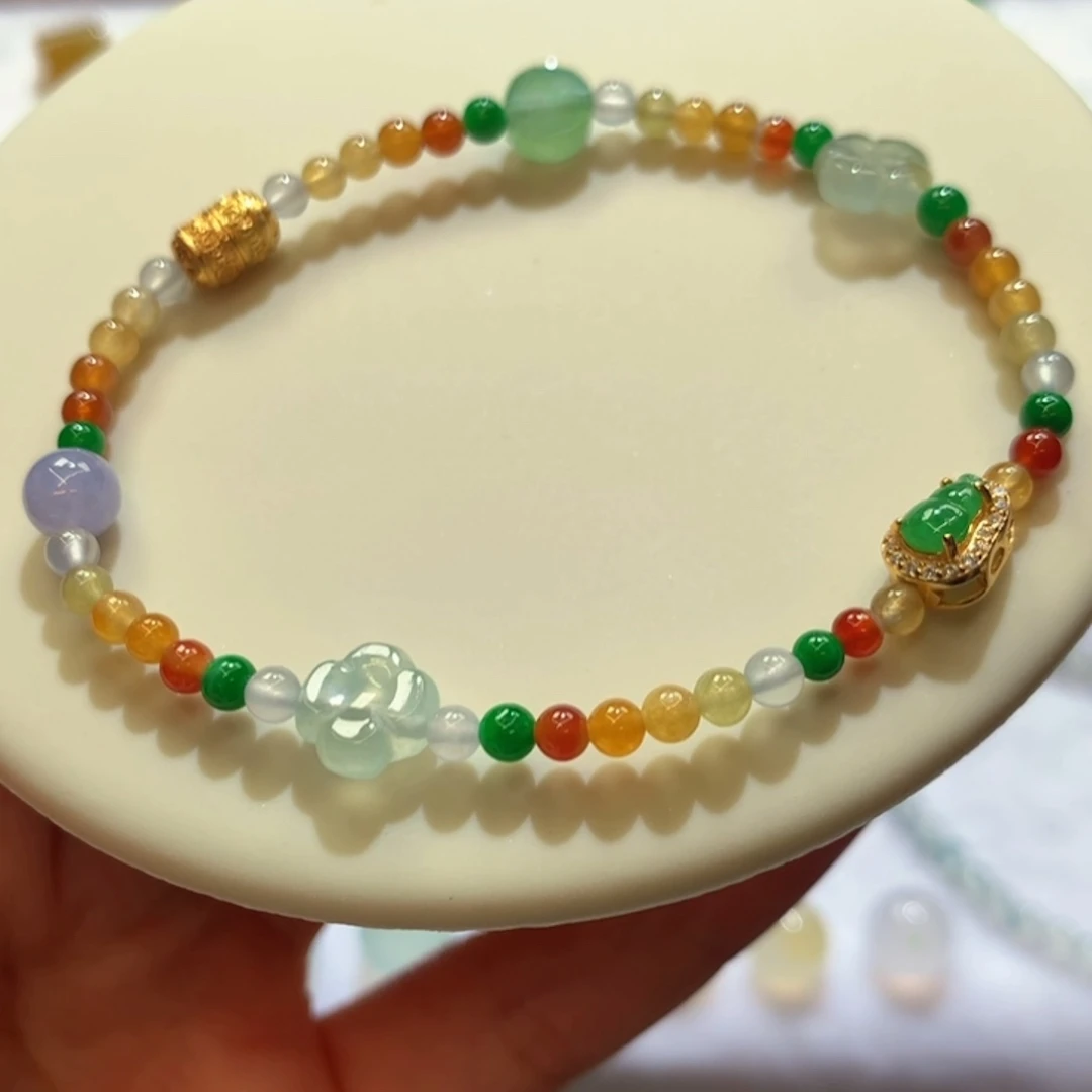 定制翡翠未镶嵌特色多宝