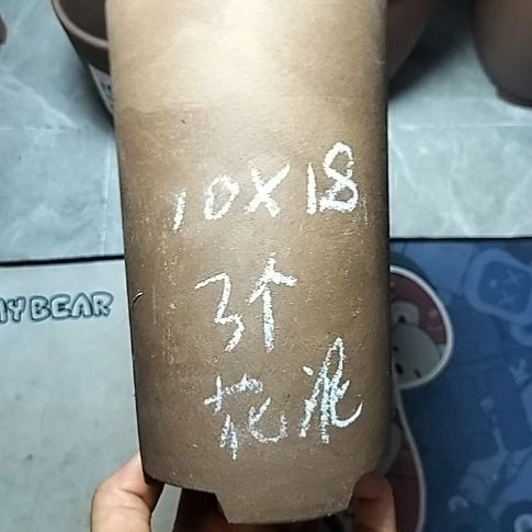 三个笔筒花泥微瑕