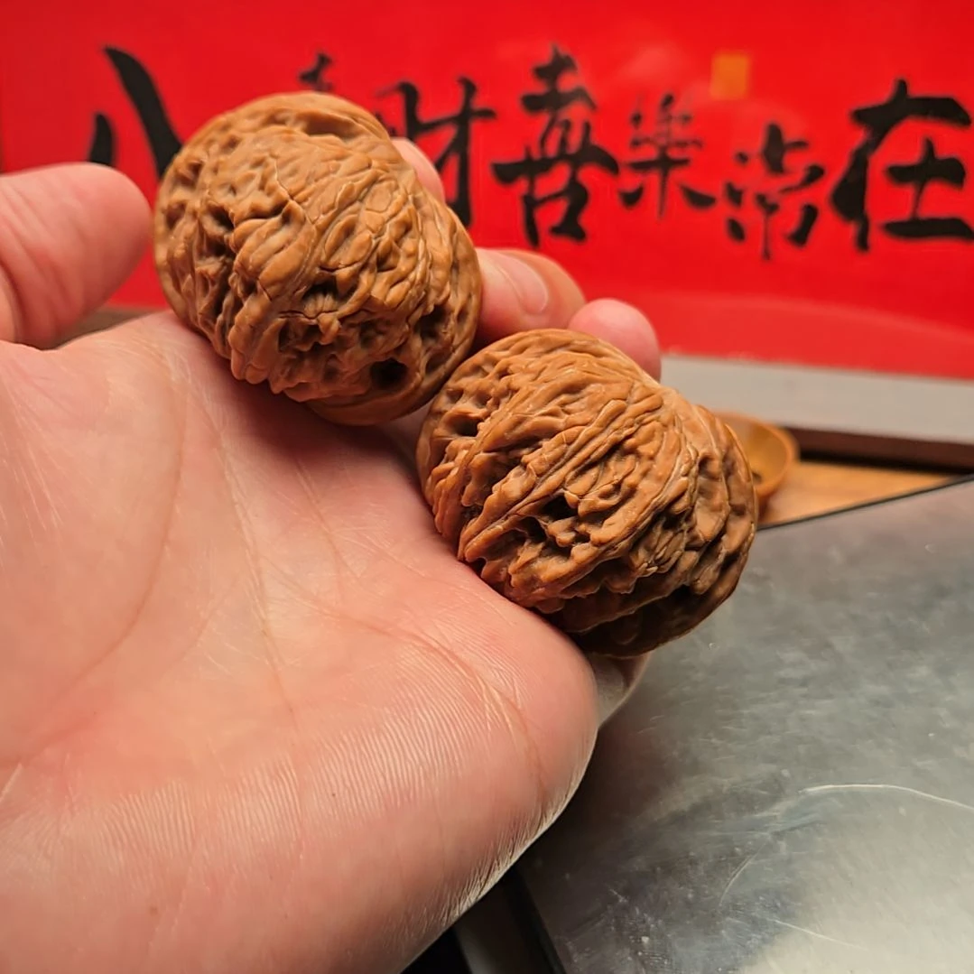 吊坠文玩核桃44x43全品磨盘