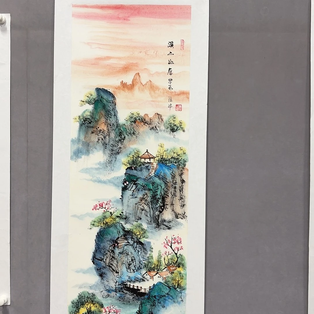 国画亲笔手绘放心去藏