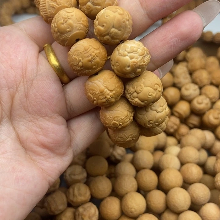 猴头核桃手串追**美瑕疵练手猴头手串