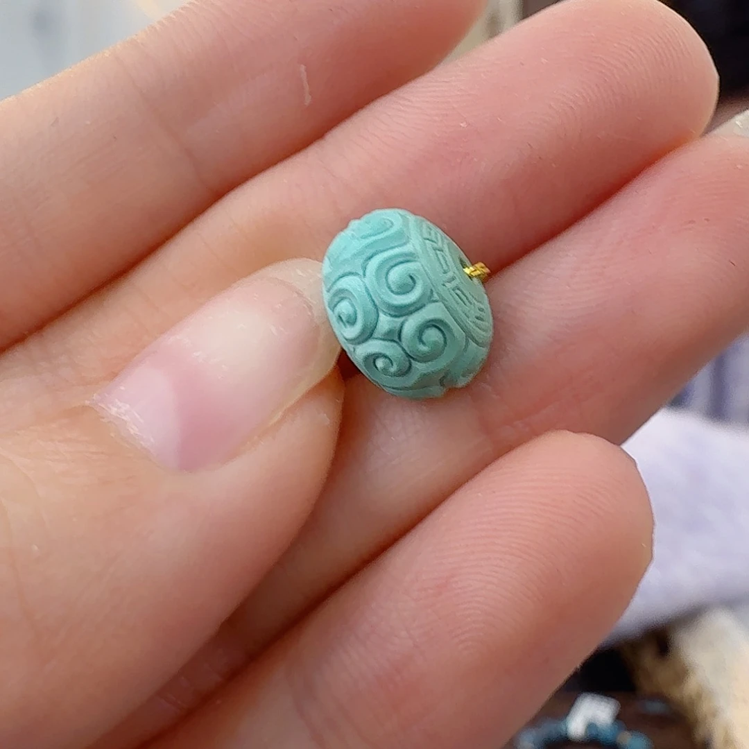 绿松石未镶嵌珠宝半成品