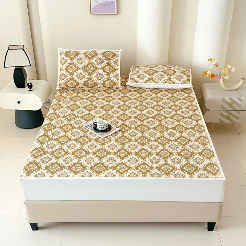 津唐【新疆长绒棉A类母婴级】（10支典雅金）家用凉席夏天专用可机洗