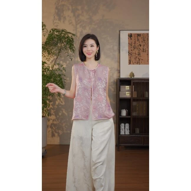 GONG QUE 新中式国风马甲 241585