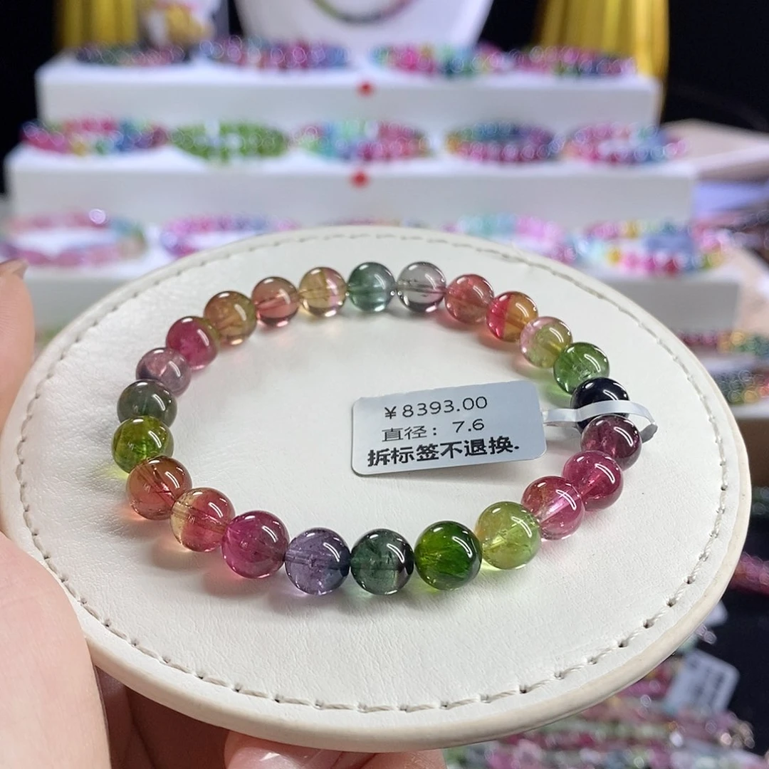未镶嵌手链碧玺西瓜