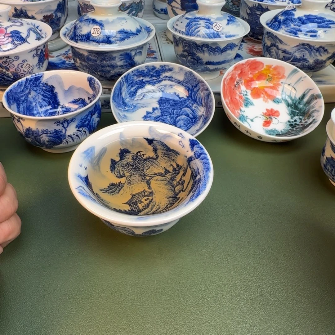 陶纯手工纯手绘茶具295