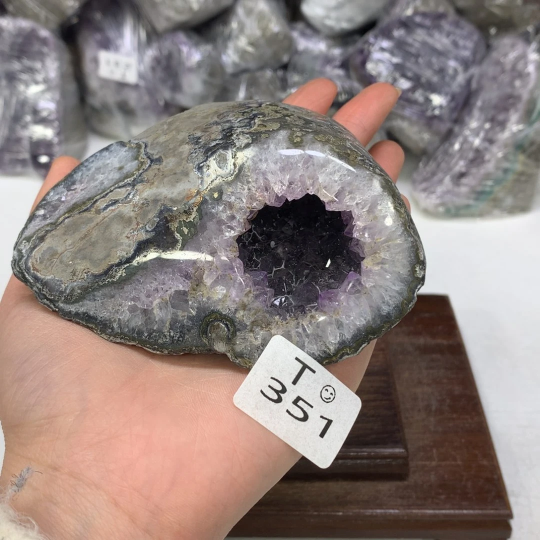 紫晶摆件未镶嵌水晶
