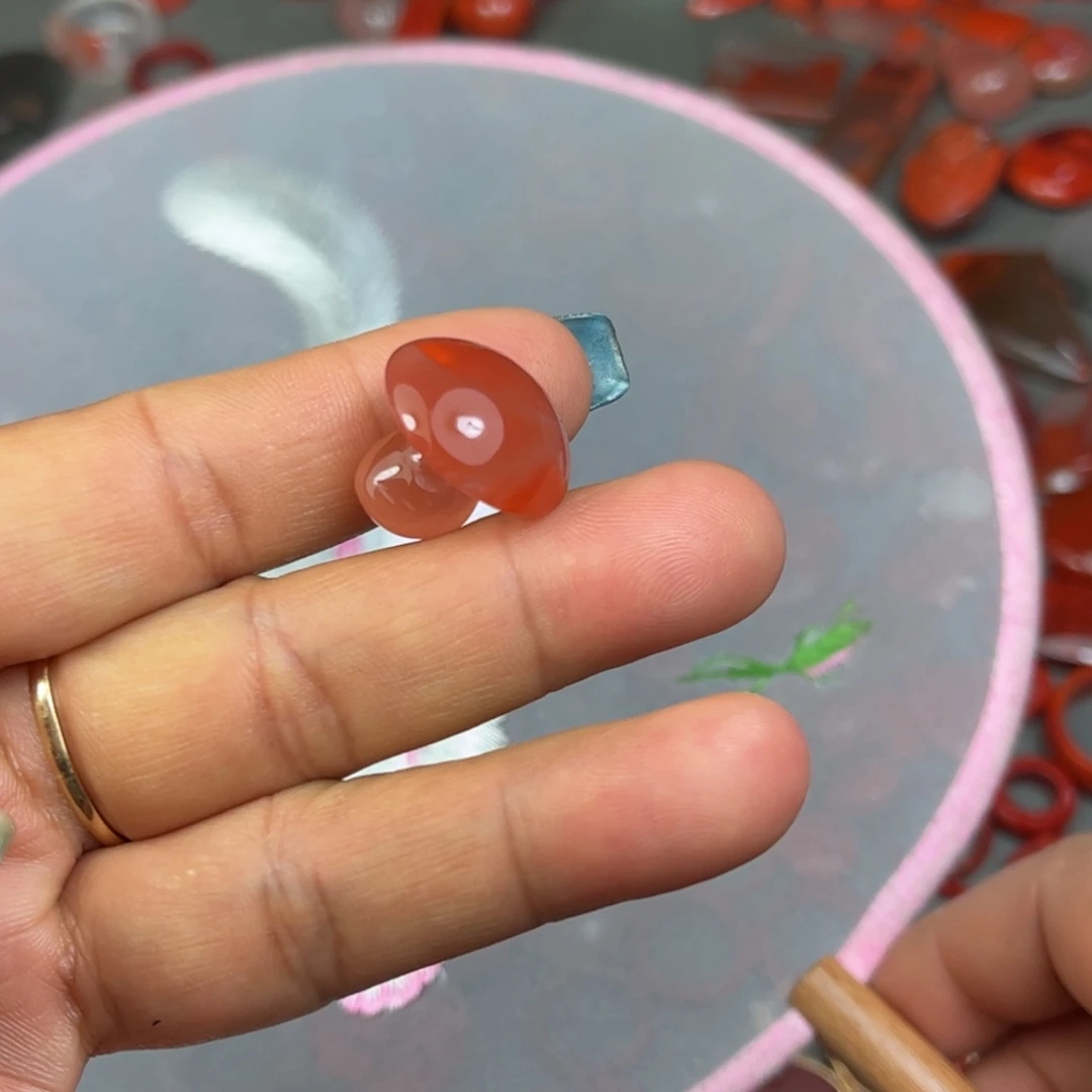 南红玛瑙未镶嵌吊坠