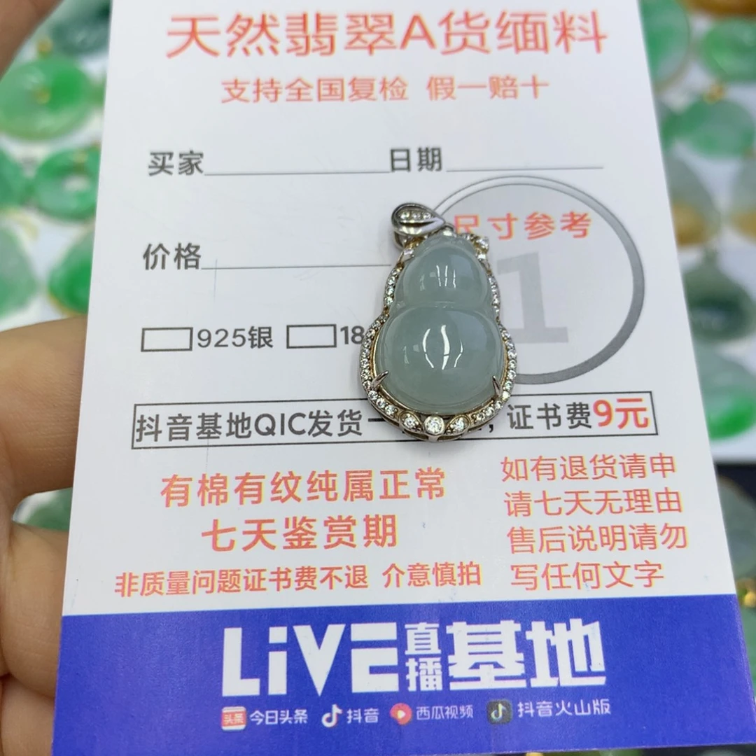 翡翠颈饰未镶嵌翡翠