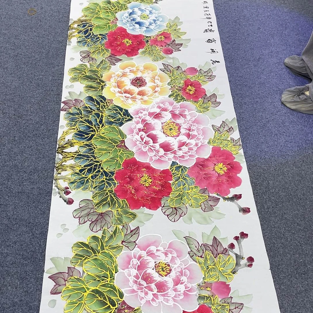 国画作品小姐姐放漏…