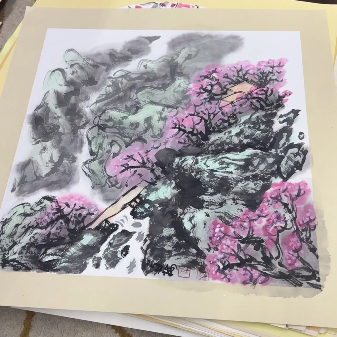 国画50-50卡纸作品童