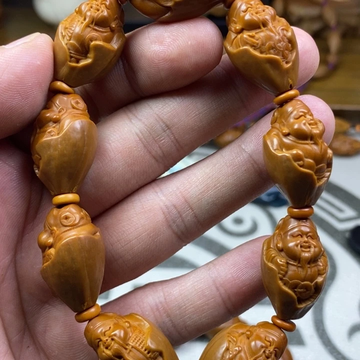 橄榄核手串/手链橄榄核雕工艺手串