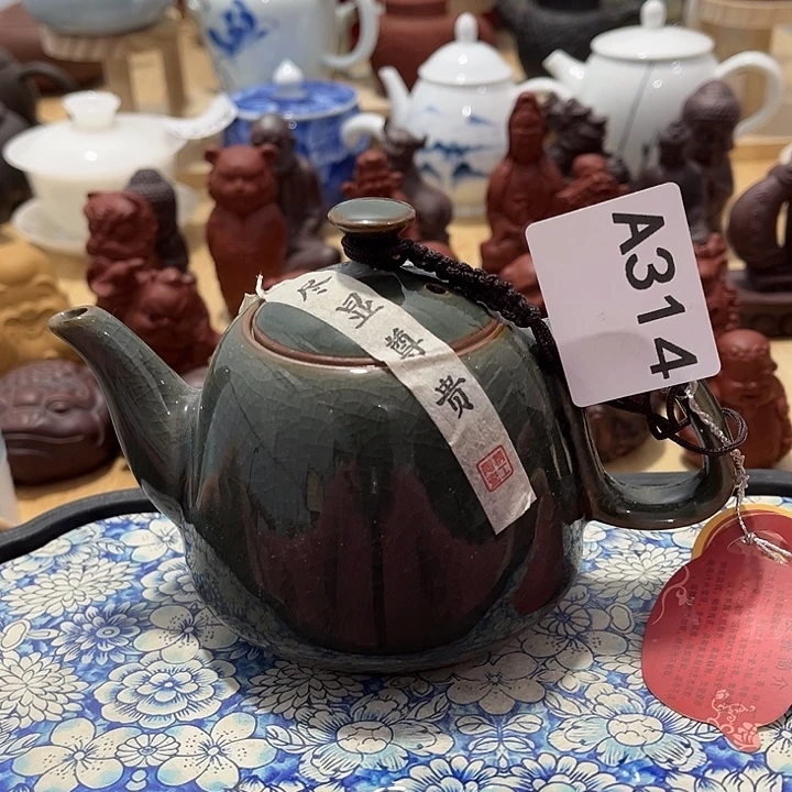 默认微瑕瓷器、茶具、壶、摆件，介意勿拍