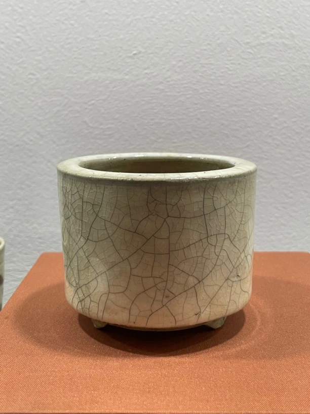 当代 漳窑哥釉琴炉