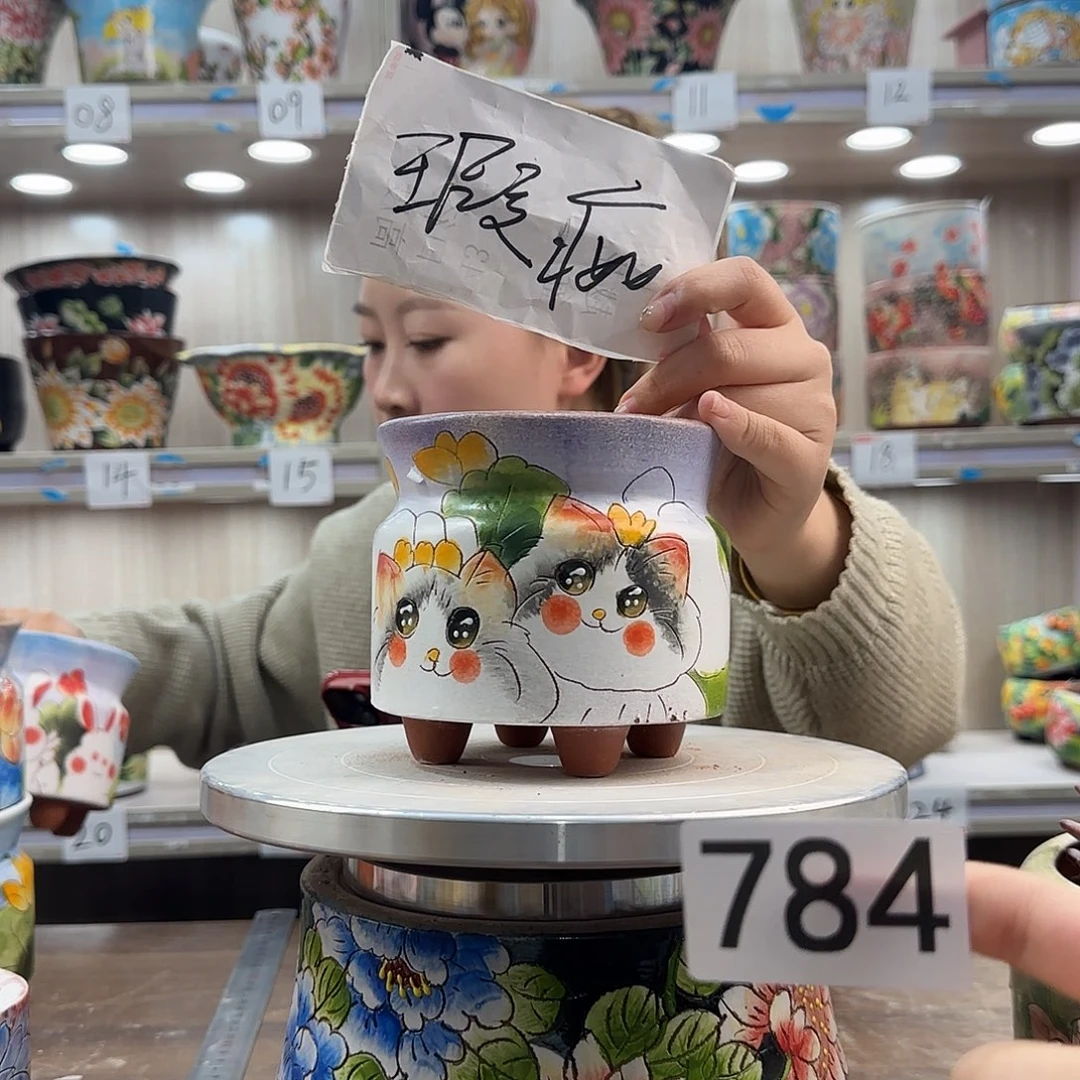 紫砂花盆瑕疵瑕疵784