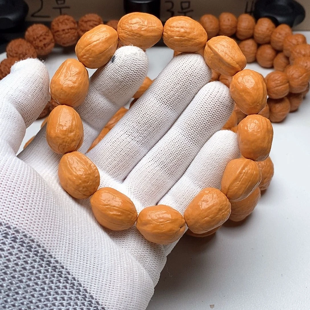 处***然核桃文玩核桃1.8木鱼光头