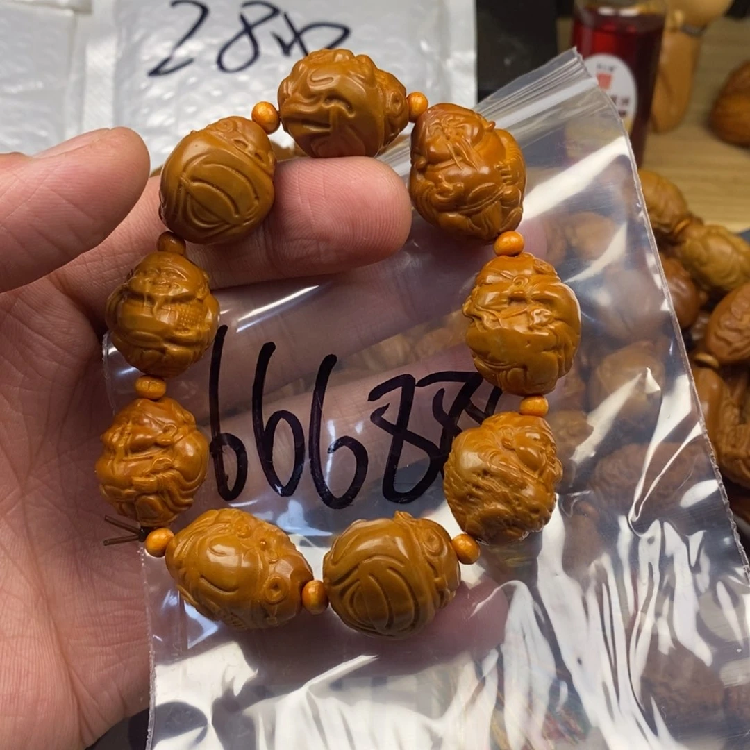 橄榄核手串/手链橄榄核雕刻工艺手串7