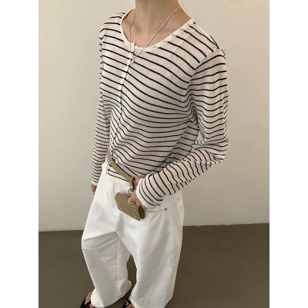 53116 简约圆领防晒针织开衫