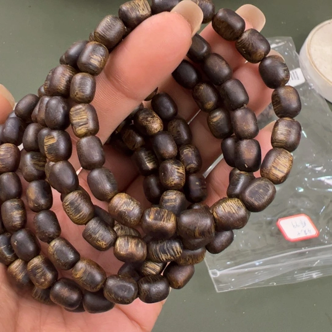 沉香沉香碎屑沉香文创-海南流油王留疤单圈多样性发一