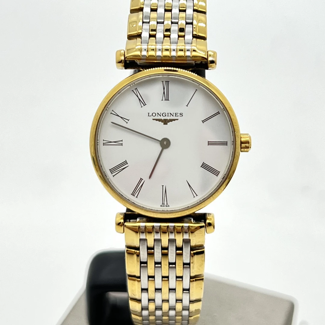 99新 Longines/浪琴 嘉岚系列 石英机芯 精钢 24mm 专柜价11100