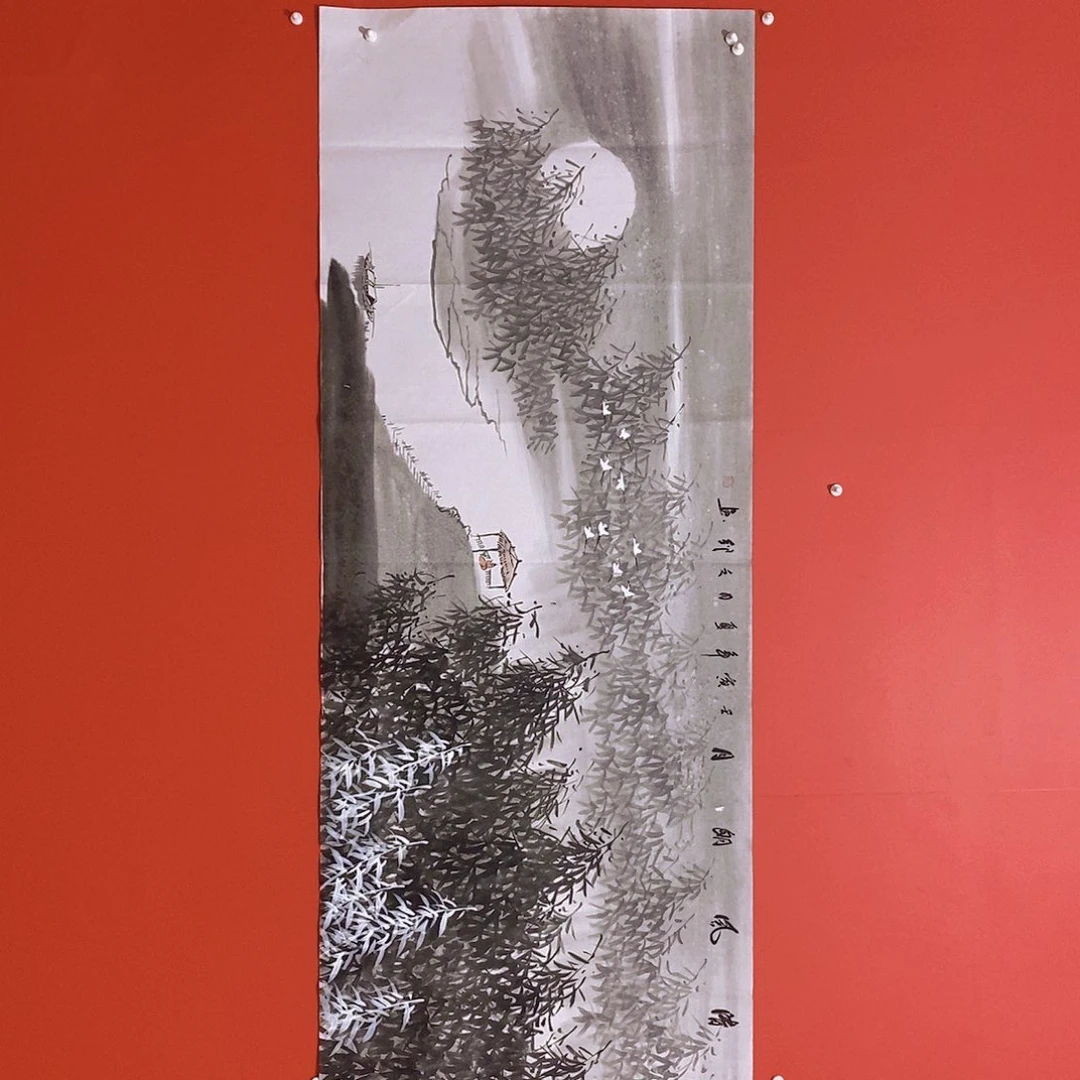 国画山水花鸟国画作品