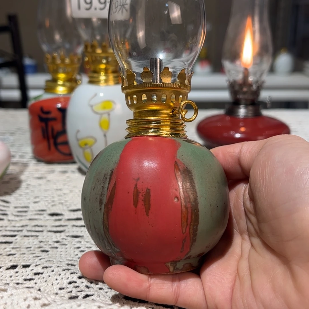 摆件景德镇陶瓷手工香薰灯