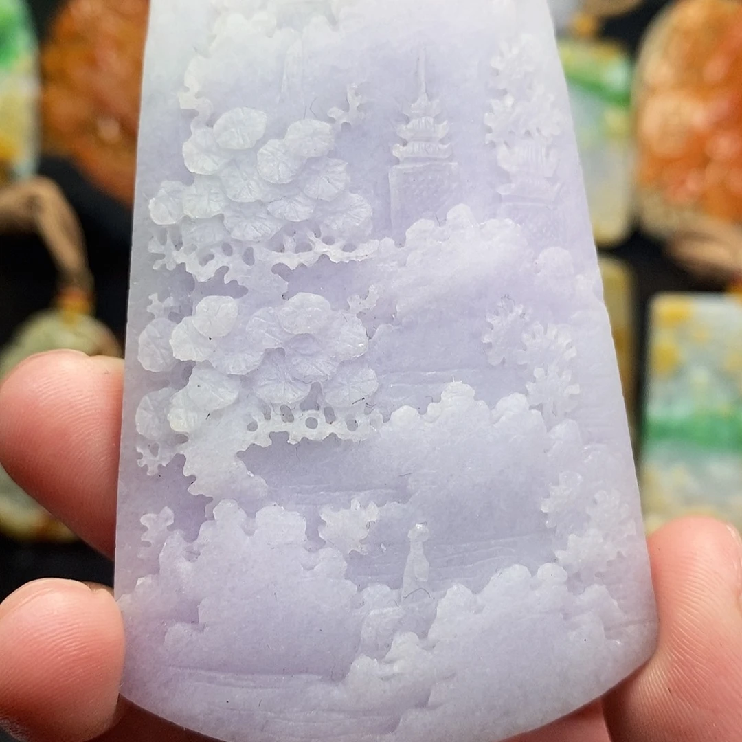 定制翡翠未镶嵌翡翠A货一物一证